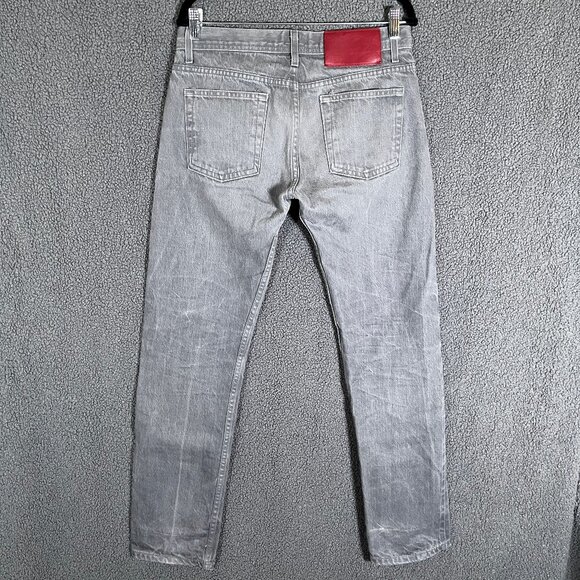 Naked & Famous Weired Guy Tapered Fit Selvedge Jeans - Men's Size 32*32 - Gray - Picture 3 of 11